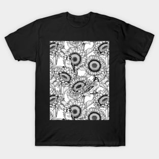 Sunflowers and goldfinches T-Shirt